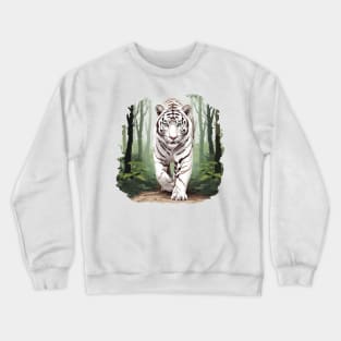 White Tiger From India Crewneck Sweatshirt